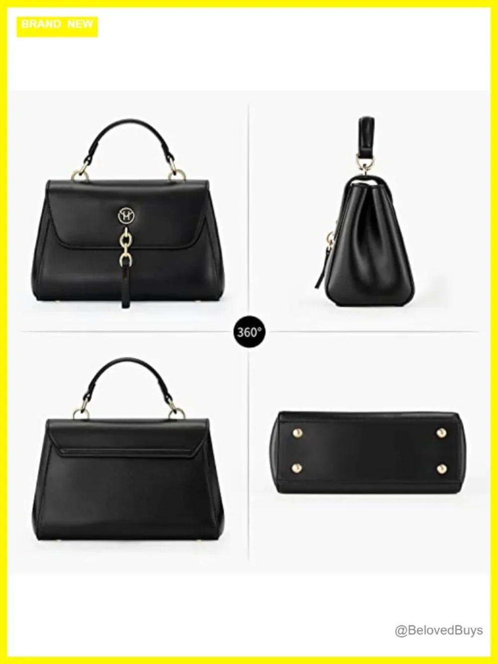 VICTORIA HYDE Women's Black Top Handle Bag